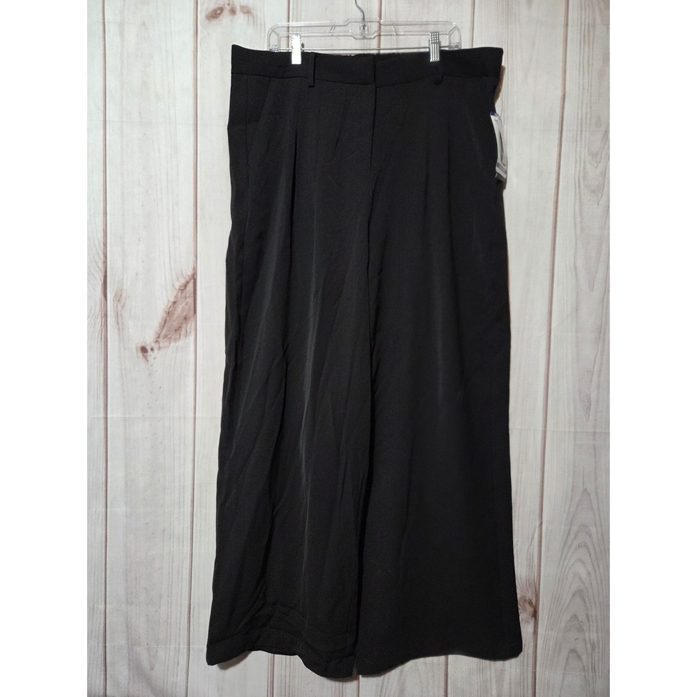 French Connection Black XX Large Wide Leg Trouser Pants Item Elegant Career